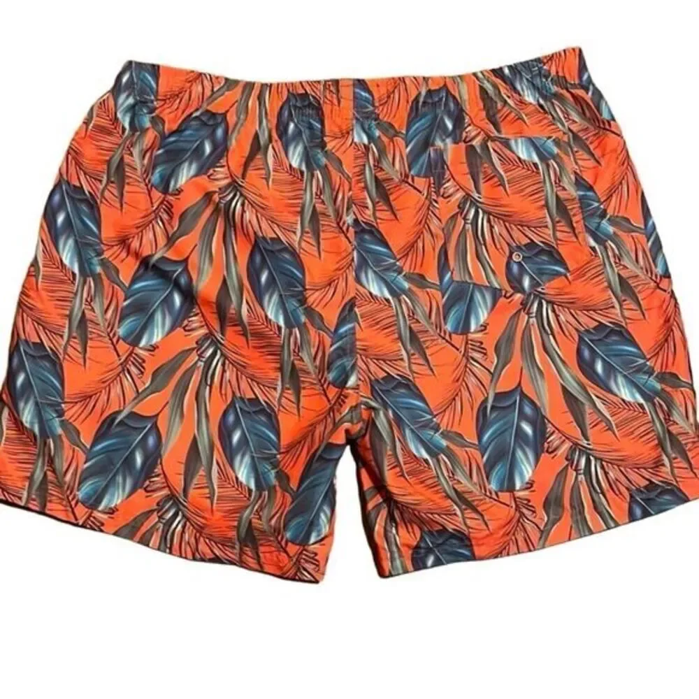 Soul Of London Swim Trunks / Shorts  XL Tropical Beach Vacation Bold‎ Colorful